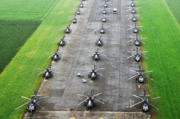 Incredible photos show 1ST Air Cavalry Brigade helicopters ready to deploy in Germany