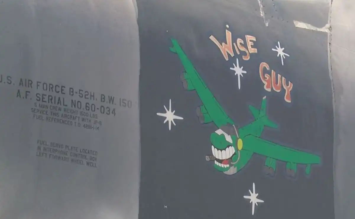 Here are the first photos of “Wise Guy,” the second B-52H ever to be taken from AMARG for active service
