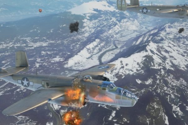 In 1945 twelve USAAF B-25 aircraft bombed a rocky outcrop in the Alps to cause a landslide to block a road. But the mountain resisted the onslaught of bombs and two Mitchells were shot down.