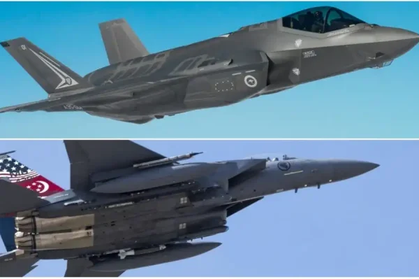 Two RAAF F-35A Lightning II stealth fighters killed Six RSAF F-15SG fighters in a single mock engagement during Exercise Pitch Black 2022