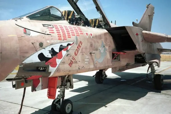 MiG Eater! The story of the RAF Tornado GR1 that destroyed an Iraqi fighter landing at Al Asad air base using the JP233 runway denial weapon during the first night of Operation Desert Storm