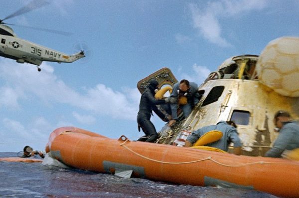 The sheer stink of an Apollo cabin after two weeks was awe-inspiring: how Apollo Astronauts dumped on their way to the Moon and how they tried to stay clean without shower