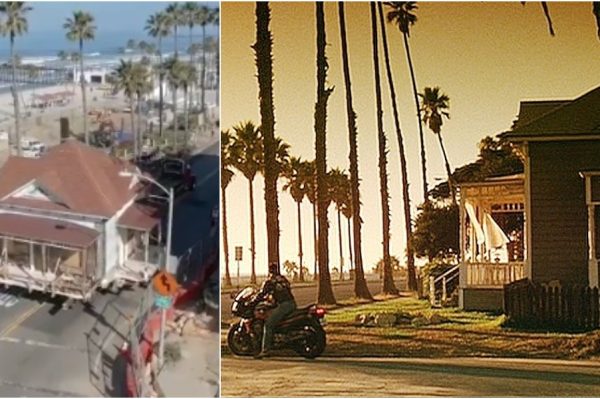 Iconic Top Gun house moved to Oceanside Pier: it will be part of the new Oceanside Beach Resort