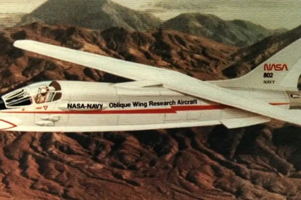 The NASA F-8 Crusader Oblique Wing Test Aircraft that never was