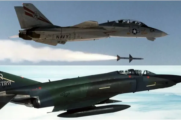The Navy F-14 that shot down a USAF RF-4C during war game