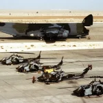 The USAF air bridge that moved over 525,000 troops and 1,300 tanks in 6 months into Persian Gulf during the first Gulf War